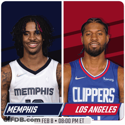Memphis Grizzlies Vs Los Angeles Clippers Feb 8 GIF