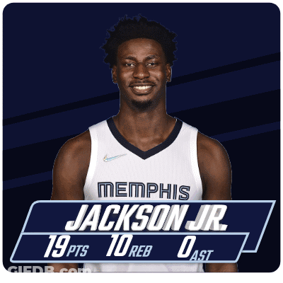 Memphis Jackson Jr Has 19 Pts 10 Reb 0Ast GIF