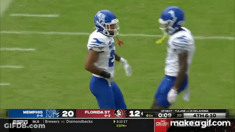 Memphis Vs Florida State Football On ESPN GIF