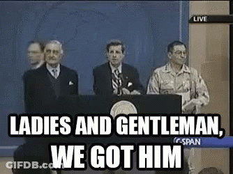 Men At Podium Ladies And Gentleman We Got Him GIF