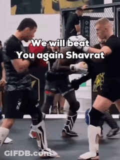 Men Boxing In Gym We Will Beat You Again Shavrat GIF