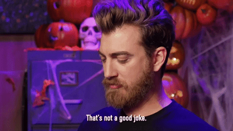 Men Called Out That's Not Good Joke GIF