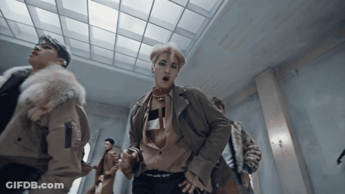 Men Dancing In Room With Windows GIF