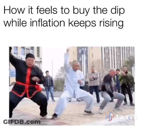 Men Dancing On Sidewalk As Inflation Rises GIF