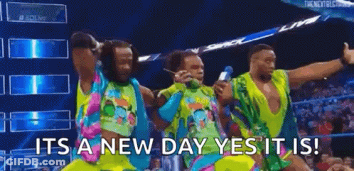 Men Dancing On Stage With New Day GIF