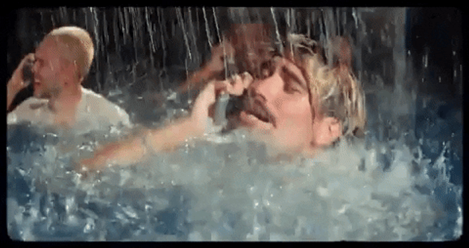 Men Drowning In Sinking Ship GIF