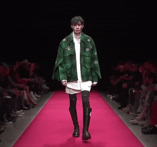 Men Fashion Week Runway GIF