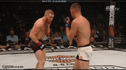 Men Fighting In Hardcore Henry Ring GIF