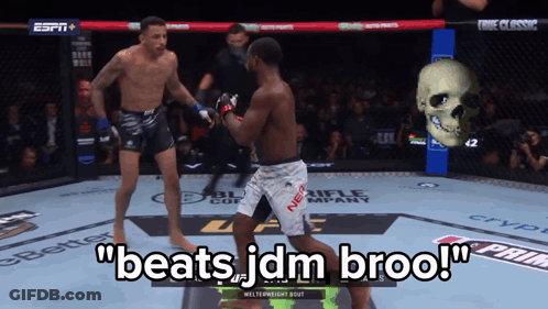 Men Fighting In Ring Beats Jdm Broo GIF