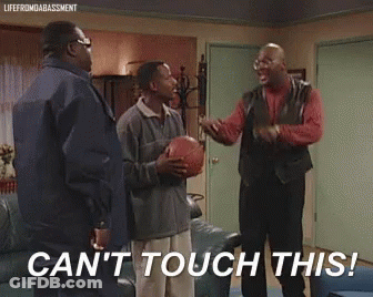 Men Holding Basketball Cant Touch This GIF