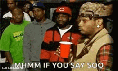 Men Holding Red Cups GIF