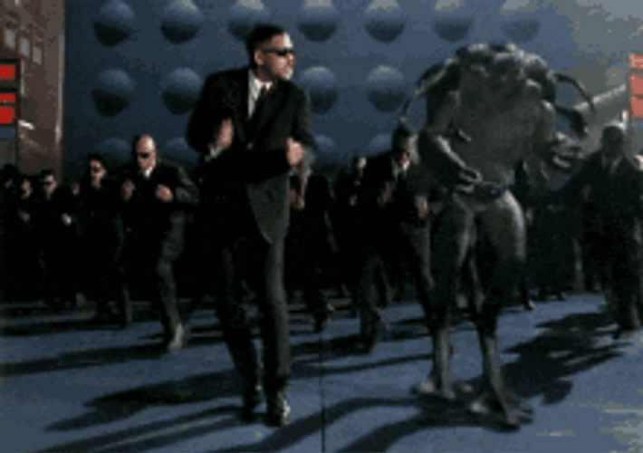 Men In Black Dancing GIF