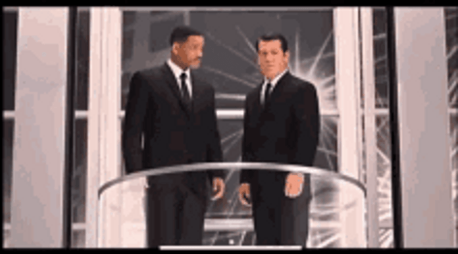 Men In Black Elevator GIF