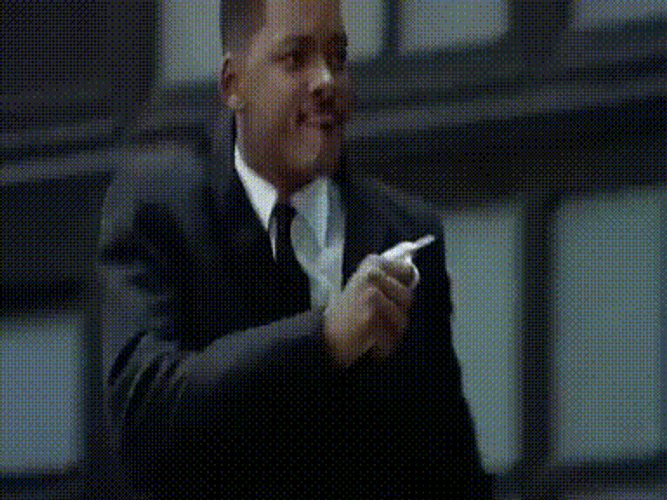 Men In Black Gun Shoots GIF