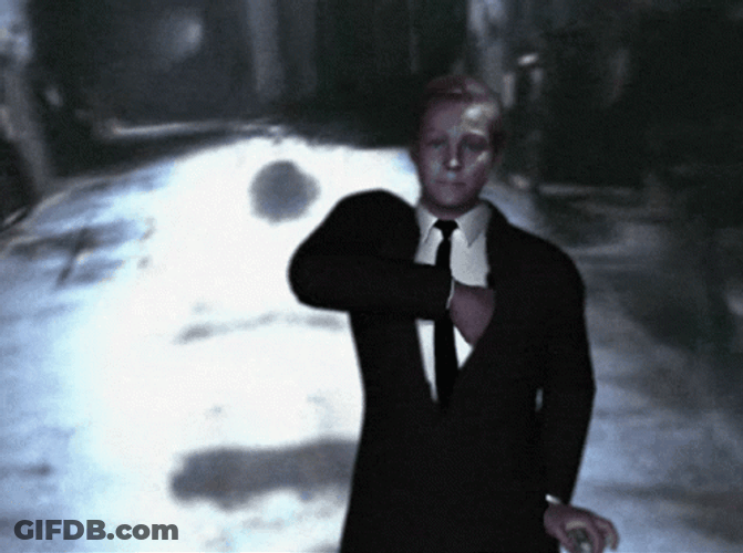 Men In Black Memory Eraser Blue Guy GIF
