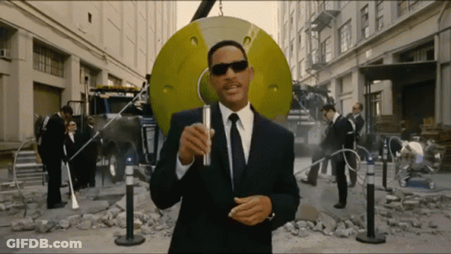 Men In Black Memory Eraser Explaining Smith GIF