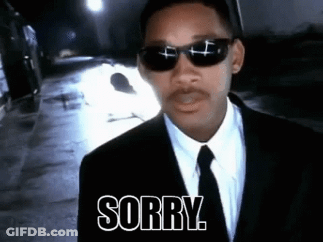 Men In Black Memory Eraser Sorry Now GIF