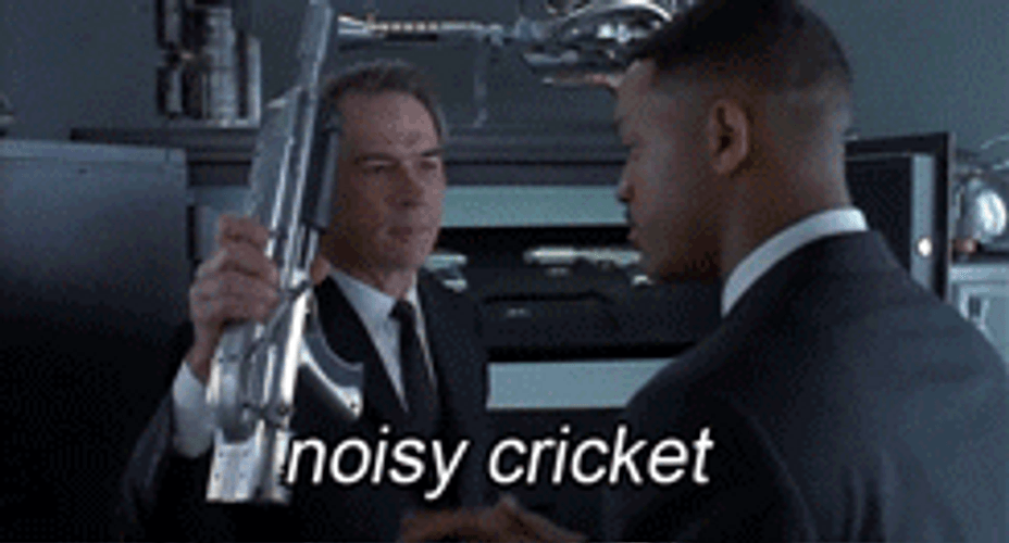 Men In Black Noisy Cricket GIF