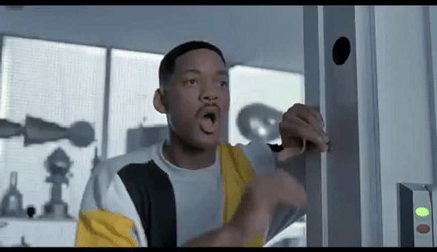 Men In Black Will Shuts Mouth GIF
