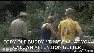 Men In Cowboy Hats In Car Saying You Couldn't Close An Umbrella GIF