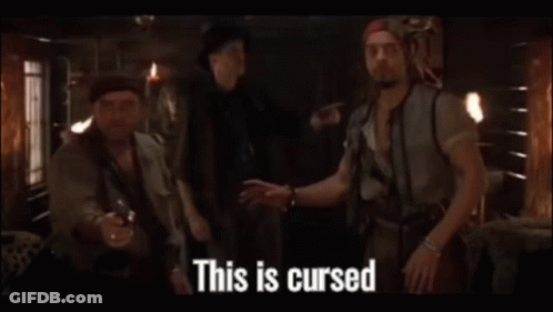 Men In Dark Room That Is Cursed GIF