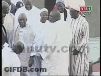 Men In Front Of TV Saying RTS 1 GIF