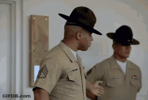 Men In Gym Saying Bootcamp GIF