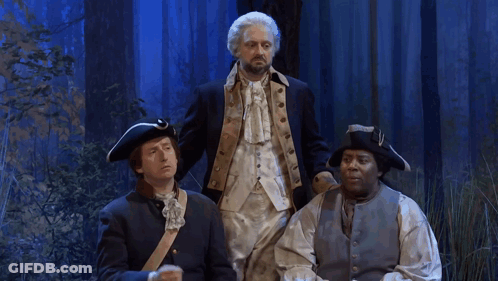 Men In Historical Costumes Nobody Knows GIF