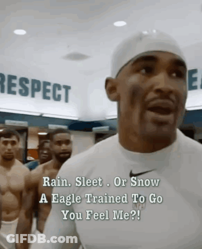 Men In Locker Room With Respect Sign GIF