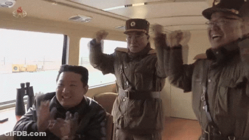 Men In Military Uniforms Clapping GIF