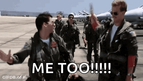 Men In Military Uniforms On Airport Tarmac GIF
