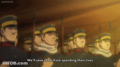 Men In Military Uniforms Saying We'll Save Them GIF