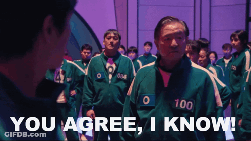 Men In Room With Number 100 Uniform GIF