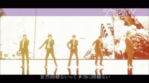 Men In Suits And Hats Dancing At Building GIF