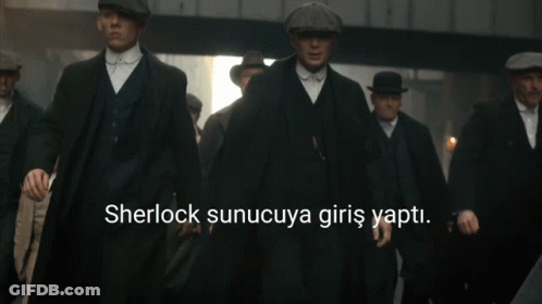 Men In Suits And Hats Walking Down Street Sherlock Sunucuya Giris Yapti GIF