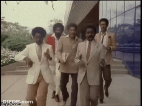 Men In Suits And Ties Dancing GIF
