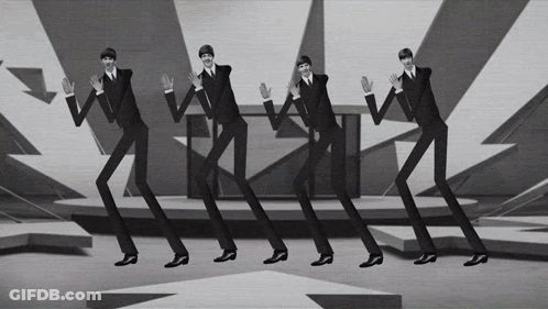 Men In Suits Dancing GIF