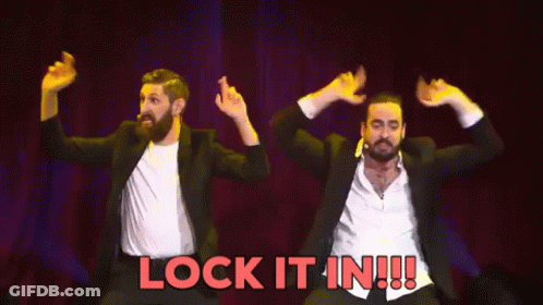 Men In Suits Dancing On Stage Lock It In!!! GIF