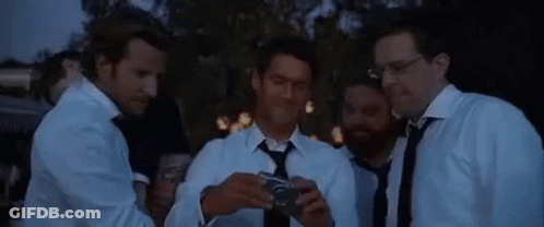 Men In Suits Taking Selfie GIF