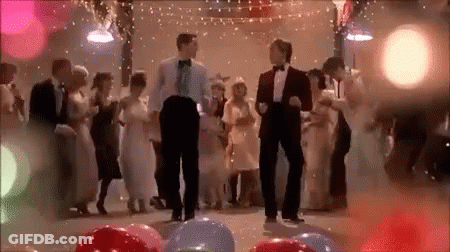 Men In Tuxedos Dancing GIF