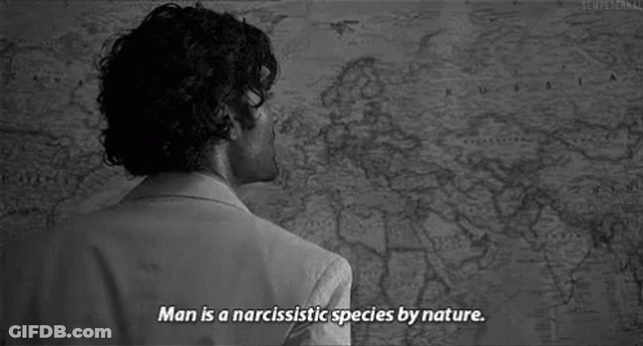 Men Is A Narcissist Species Meme GIF