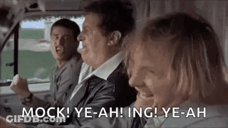 Men Laughing And Yelling In Car GIF