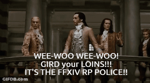 Men On Balcony With Wee-Woo Gird Your Loins GIF