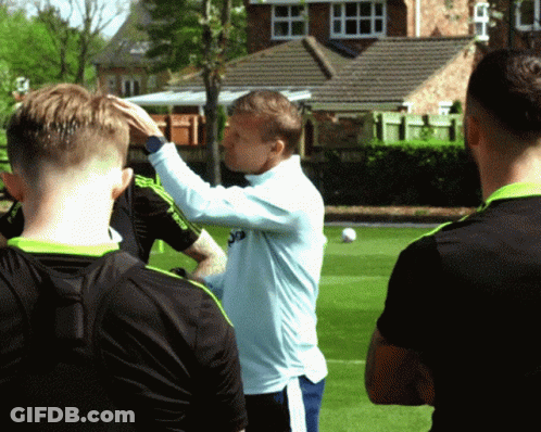 Men On Field With Juventus Shirt GIF
