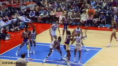 Men Playing Basketball GIF