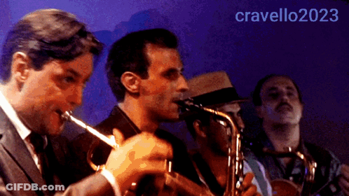 Men Playing Instruments 2023 GIF