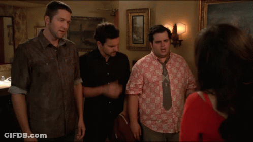 Men Pointing And Calling Each Other Liar GIF