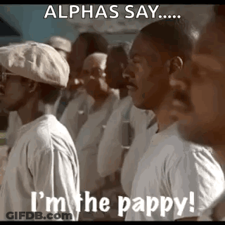 Men Saying Alphas Say I'm The Pappy GIF