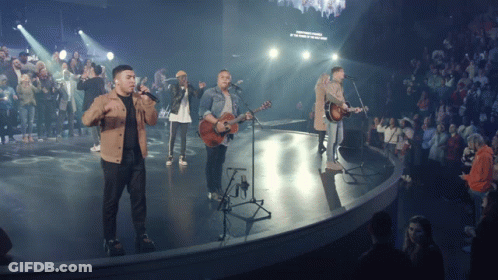 Men Singing And Playing Guitars GIF