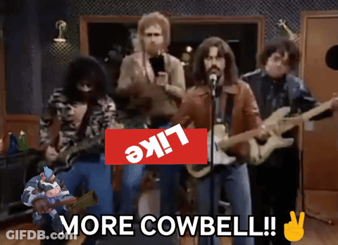 Men Singing And Playing Guitars With Like Sign GIF